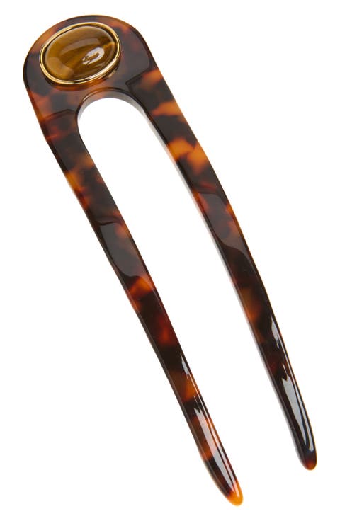 Elena Tiger's Eye Hair Pin