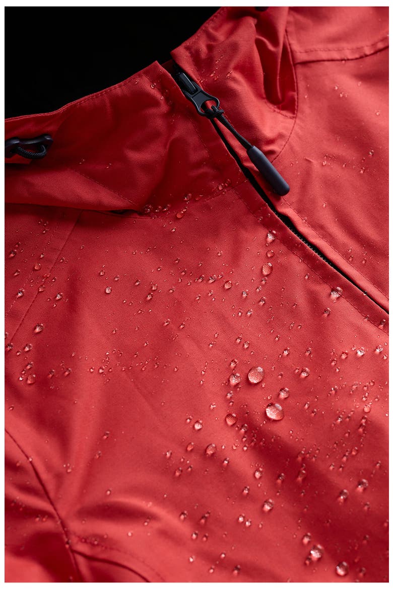 Waterway Hooded Waterproof Jacket, Alternate, color, CINDER