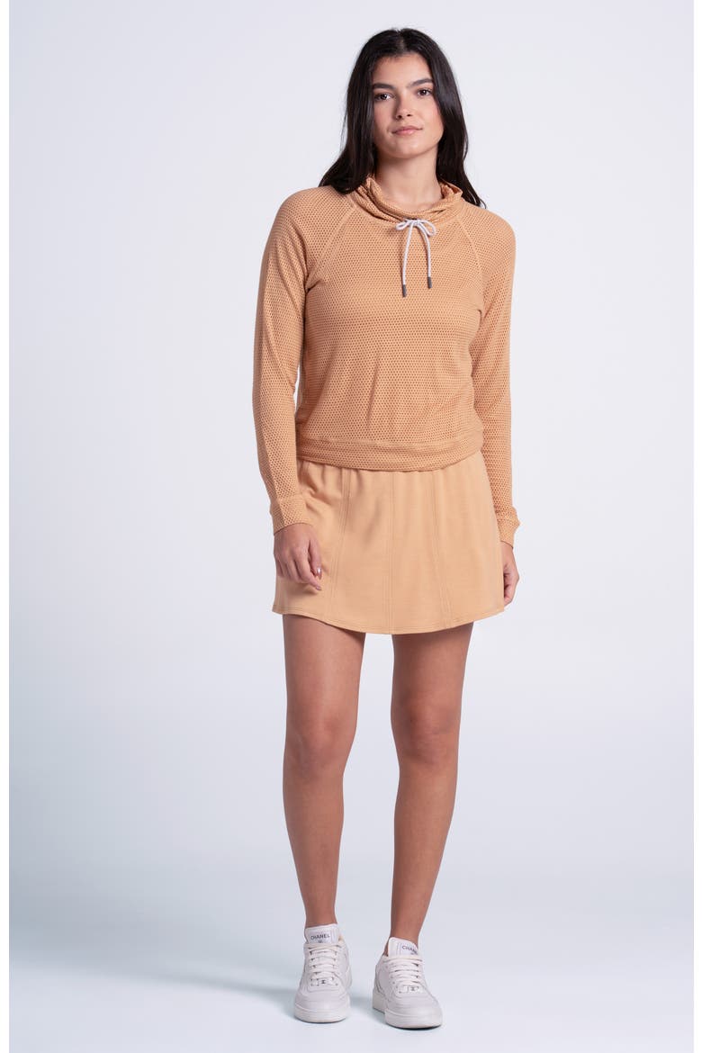 Chill Day Long Sleeve, Alternate, color, Caramel
