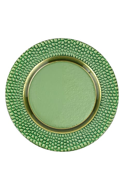 Pelli Glass Green Salad Plate