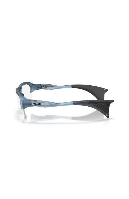 Oakley 60mm Rectangle Optical Glasses In Gray