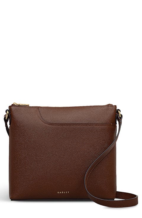 Pockets Textured Small Top Zip Crossbody Bag