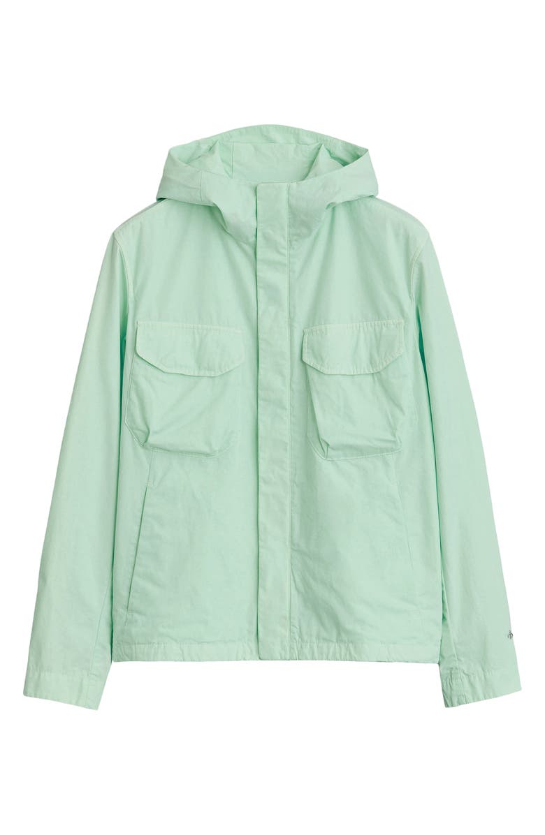 rag & bone Military Tactic Cotton Hooded Jacket, Alternate, color, Ltgrn