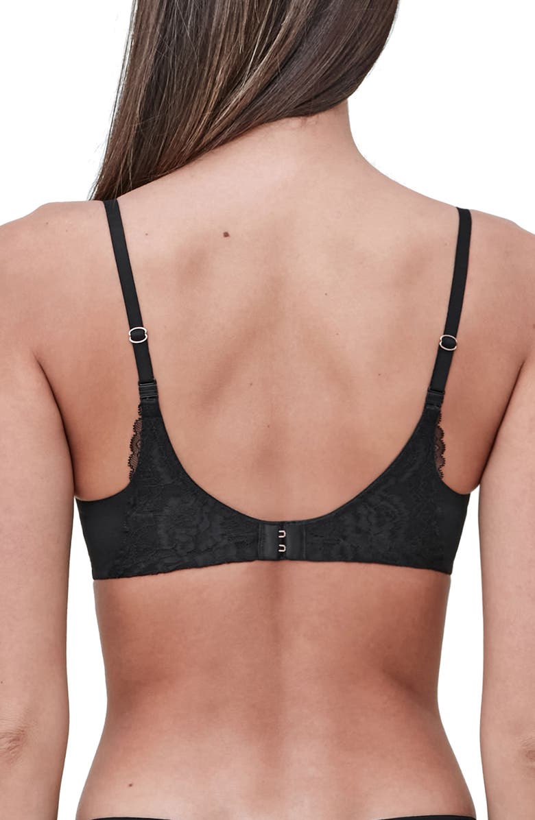 Skarlett Blue Minx Multi Way Underwire T-Shirt Bra, Alternate, color, Black