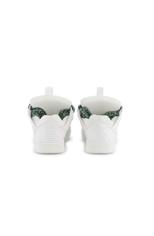 Lanvin Kids Leather Curb Trainers