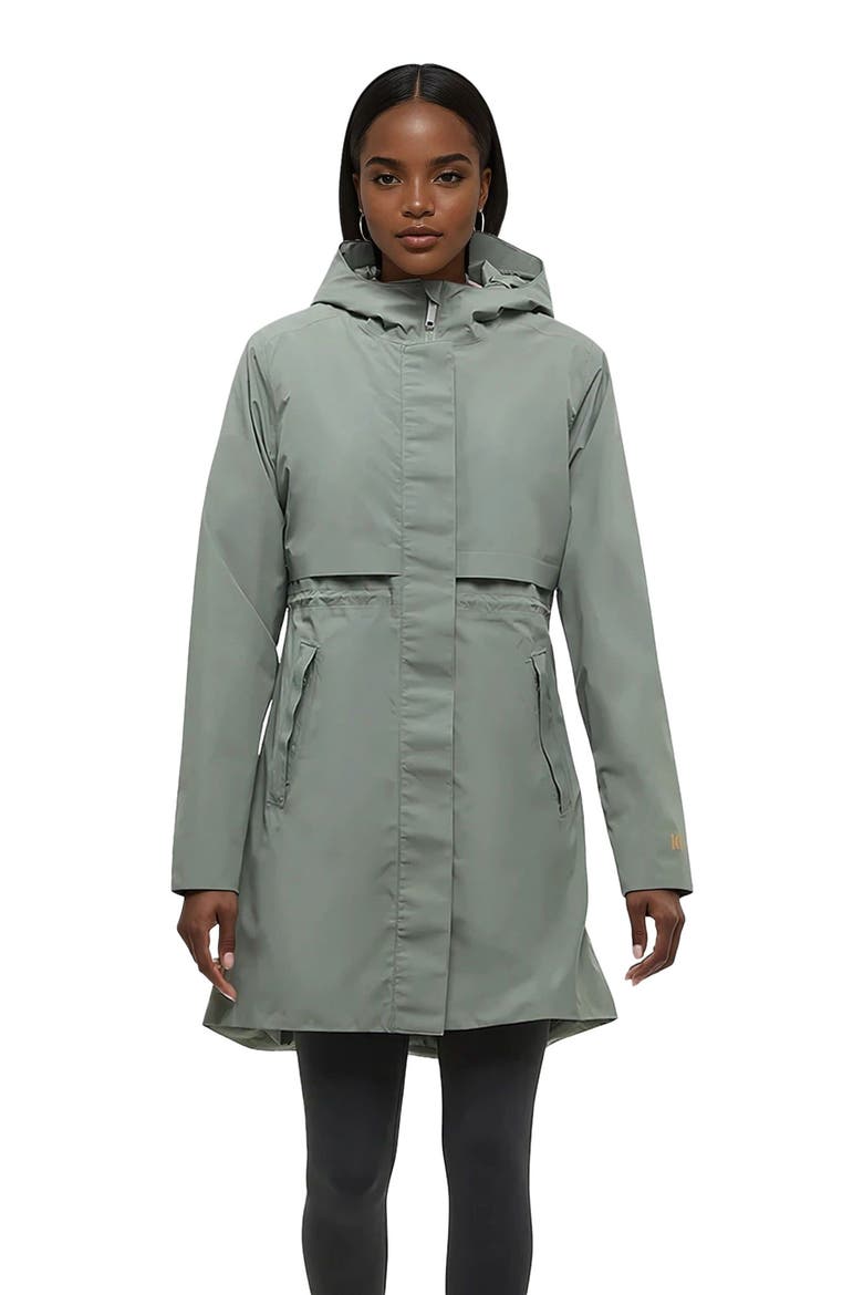 Nimbus Long Rain Jacket, Main, color, Agave Green