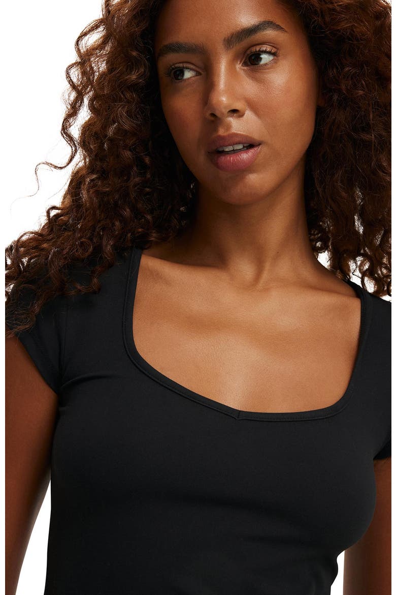 Women's Hold Me Short Sleeve, Alternate, color, Black