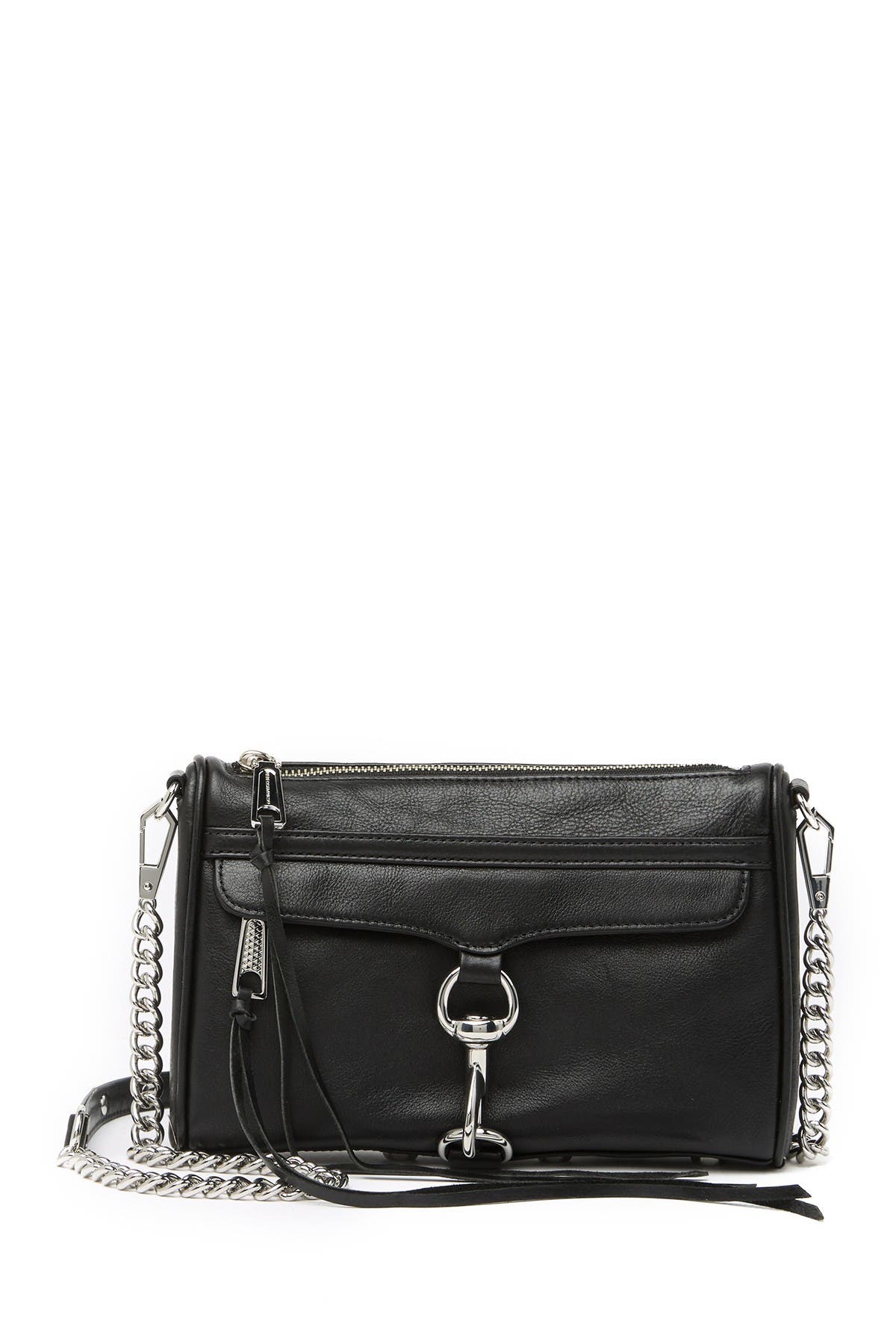 Rebecca Minkoff Mini M.A.C. Leather Crossbody Bag, Main, color, 