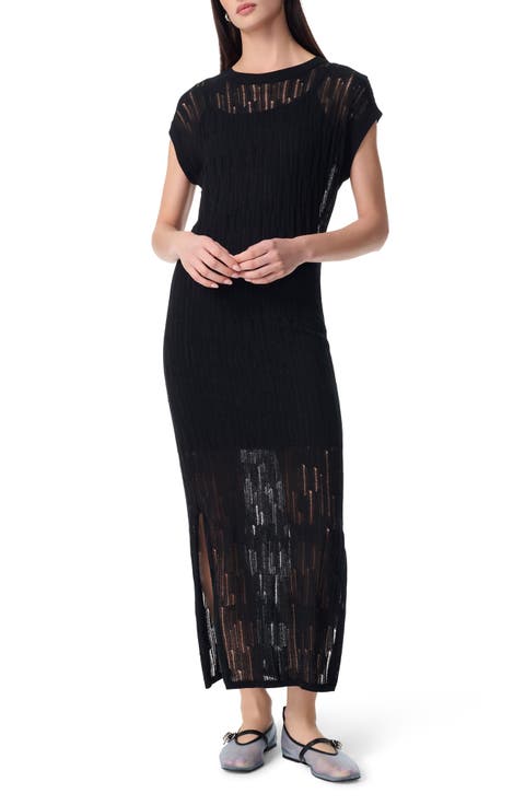 Caterina Short Sleeve Sweater Dress