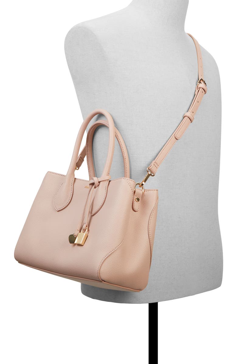 ALDO Birin Faux Leather Satchel, Alternate, color,