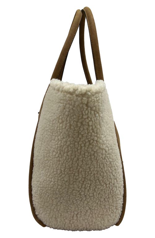 Jelavu Toteshearling Faux Suede & Faux Aspen In Brown