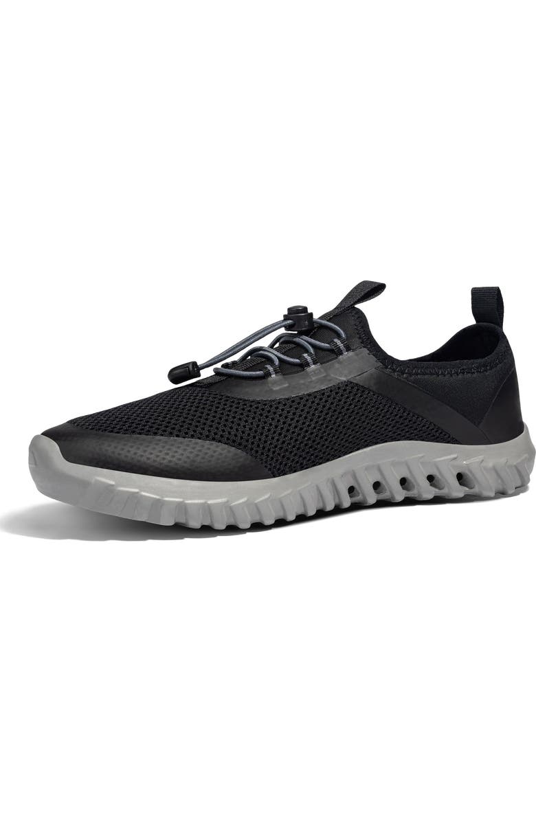 RUGGED SHARK Mens Cay Water Shoes, Alternate, color, Black
