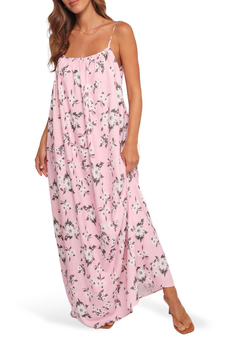 Lumina Floral Maxi Dress, Main, color, PINK FLORAL