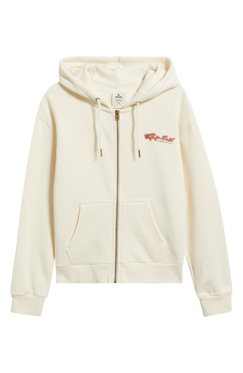 Rip Curl Surf Dreams Full Zip Hoodie In Neutral