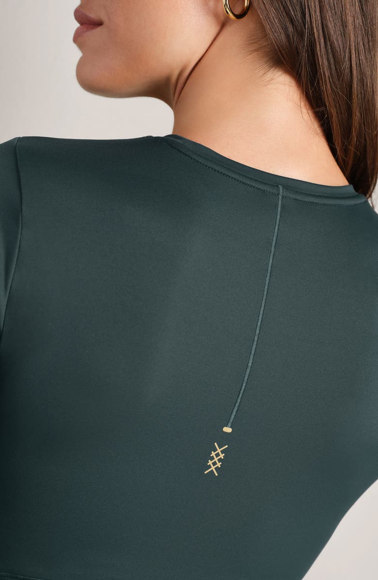 Rhone Serene Fitted Long Sleeve Performance Top, Alternate, color, Wild Forest