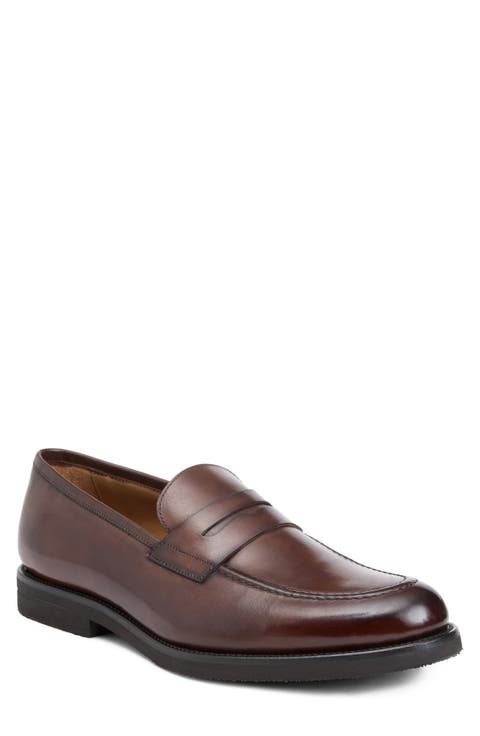 Delfino Leather Penny Loafer