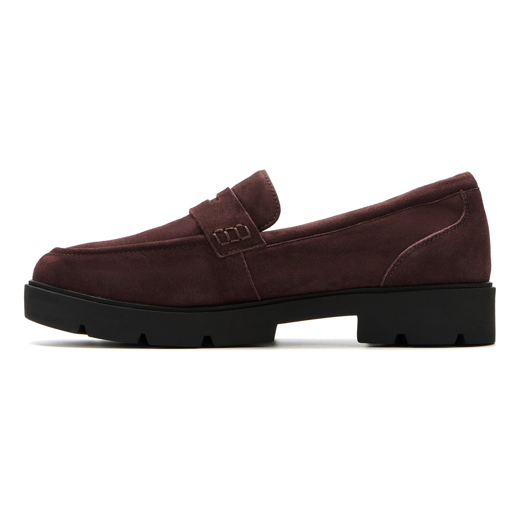 Boulevard Loafer, Alternate, color, Chocolate Suede