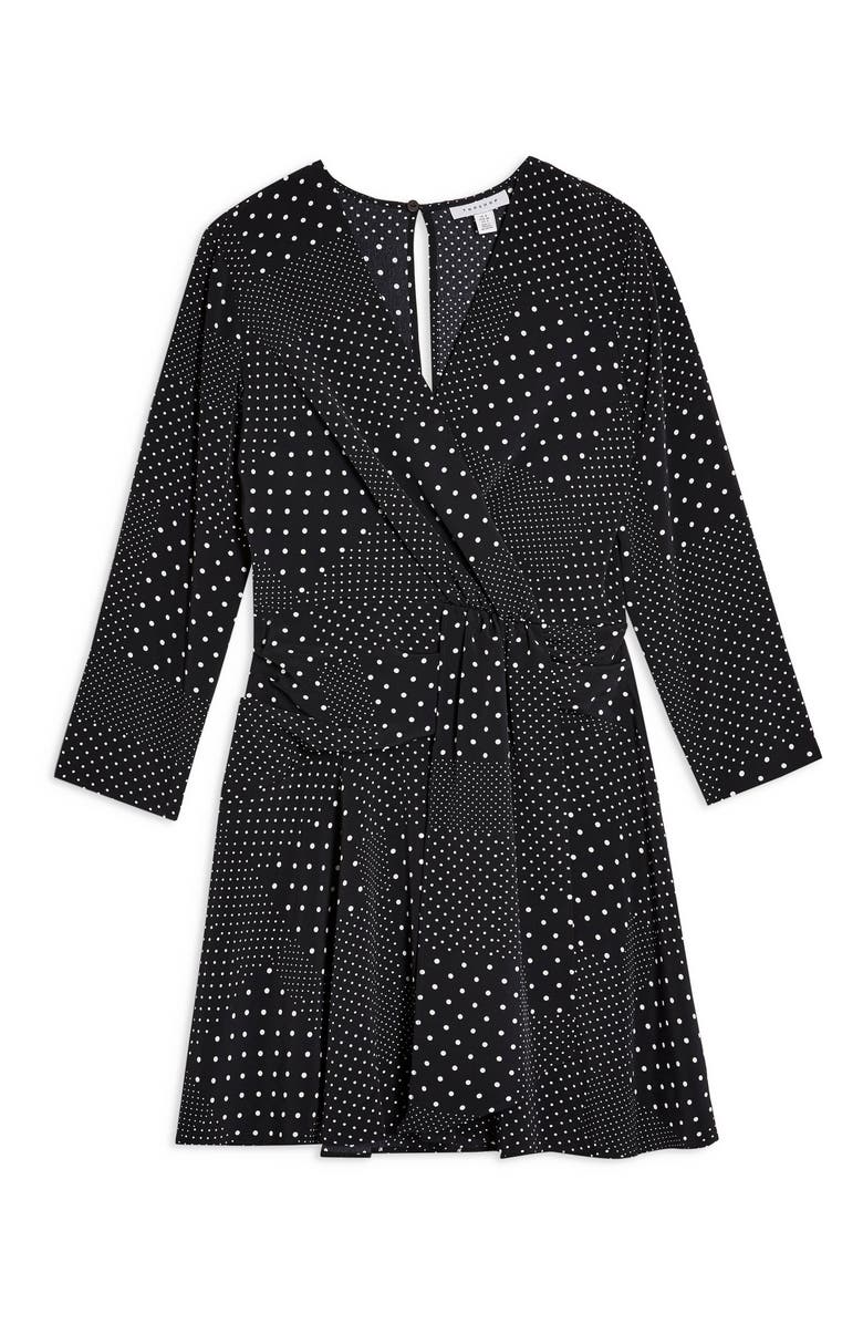 Topshop Twist Front Minidress, Alternate, color,