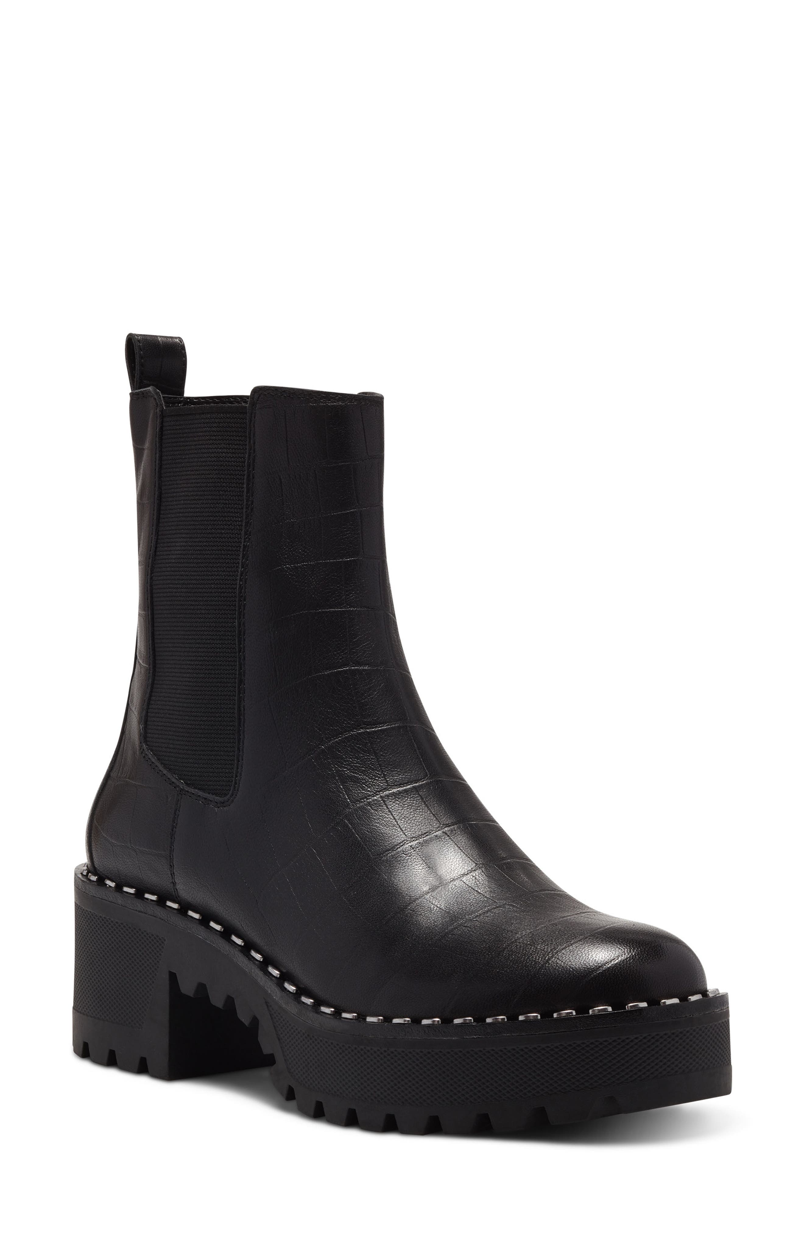 Madisha Chelsea Boot, Main, color, BLACK