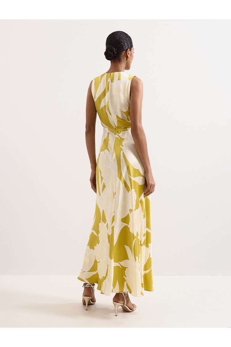 Paula Floral Maxi Dress, Alternate, color, Yellow
