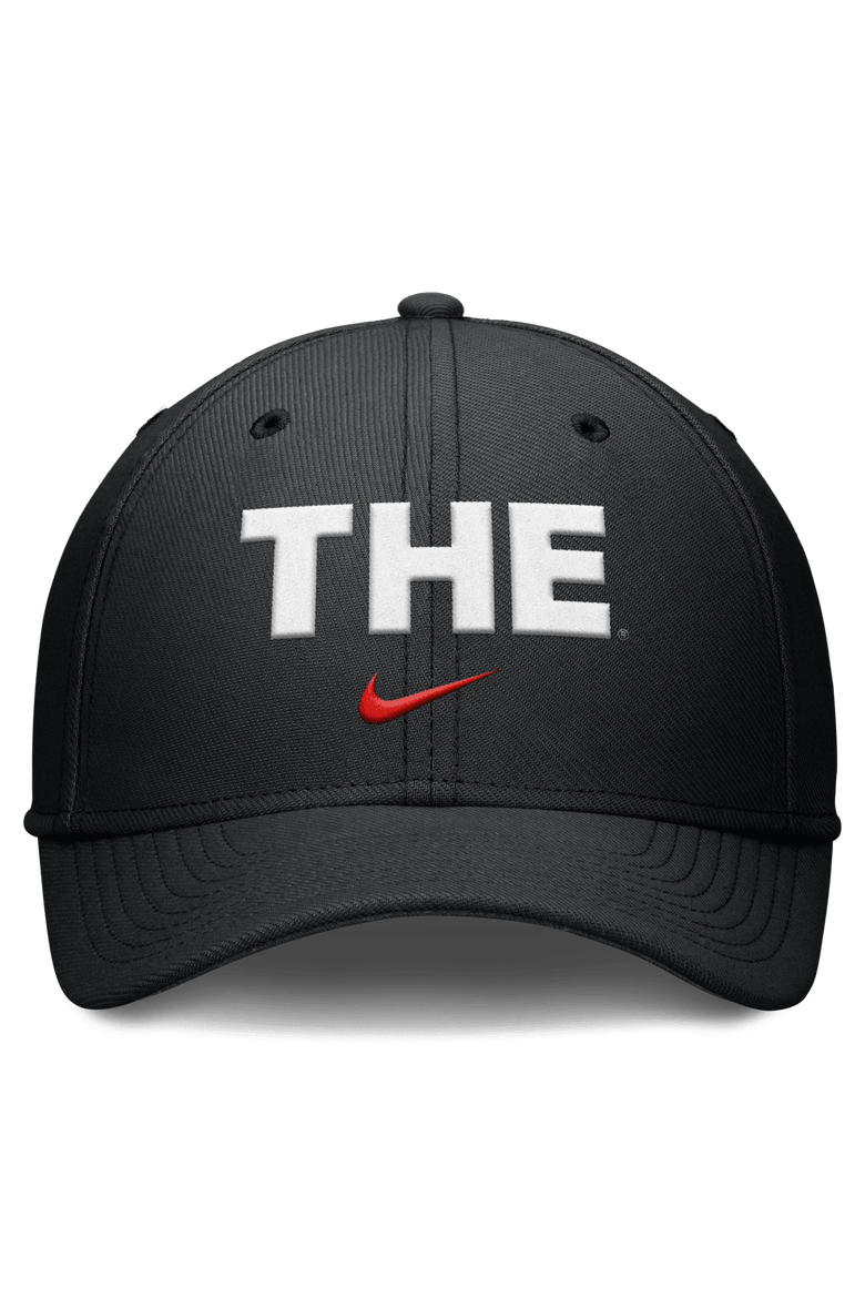 Men's Nike Black Ohio State Buckeyes Rise THE Dri-FIT Flex Hat, Alternate, color, Black