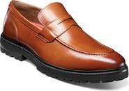 Stacy Adams Hazleton Apron Toe Lugged Penny Loafer