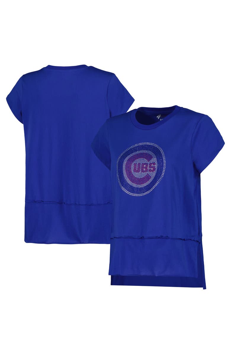 G-III 4HER BY CARL BANKS Women's G-III 4Her by Carl Banks Royal Chicago Cubs Cheer Fashion T-Shirt, Alternate, color, 