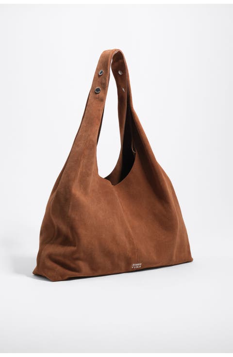 Leather Maxi Shoulder Bag