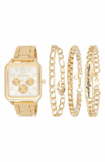 4-Piece Watch and Bracelet Set