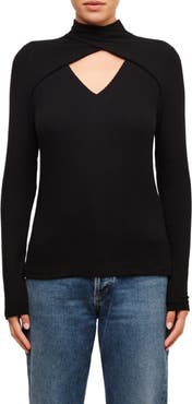 FIFTEEN TWENTY Kari Crossover Ribbed Top