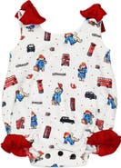 L'ovedbaby Paddington Bear Print Organic Cotton Bodysuit