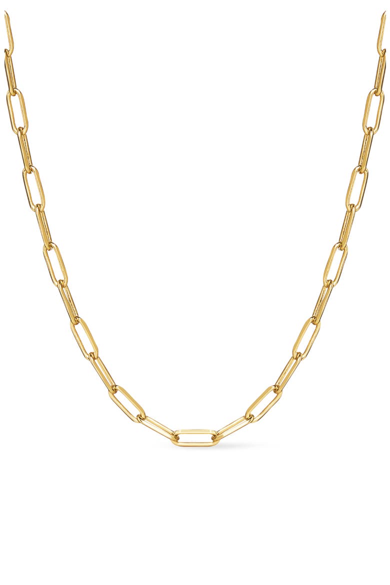 Link Chain Necklace - Laura Bold, Main, color, Gold
