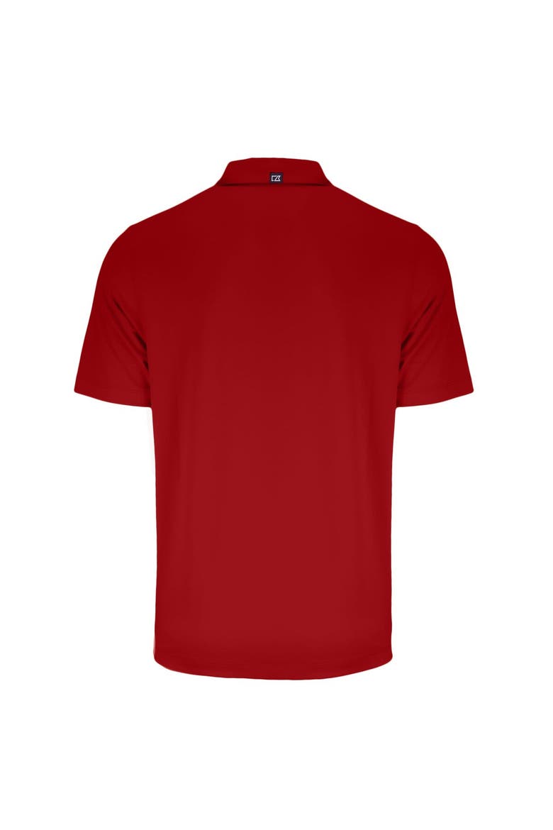 Men's Cutter & Buck Red Philadelphia Eagles Big & Tall Americana Forge Eco Stretch Recycled Polo, Alternate, color, Red