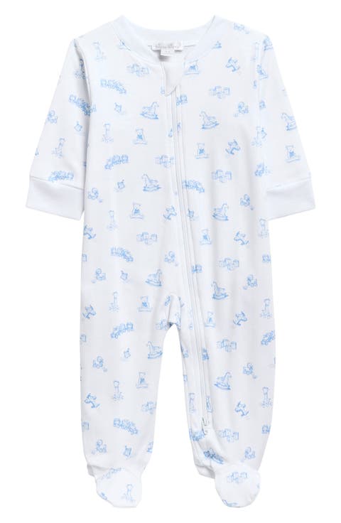 Print Pima Cotton Footie (Baby)