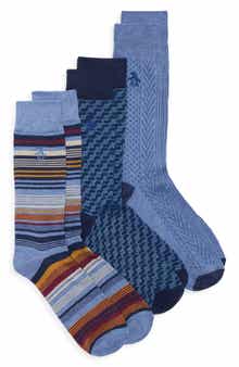 Berkman Stripe 3-Pack Crew Socks