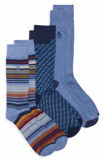 Berkman Stripe 3-Pack Crew Socks