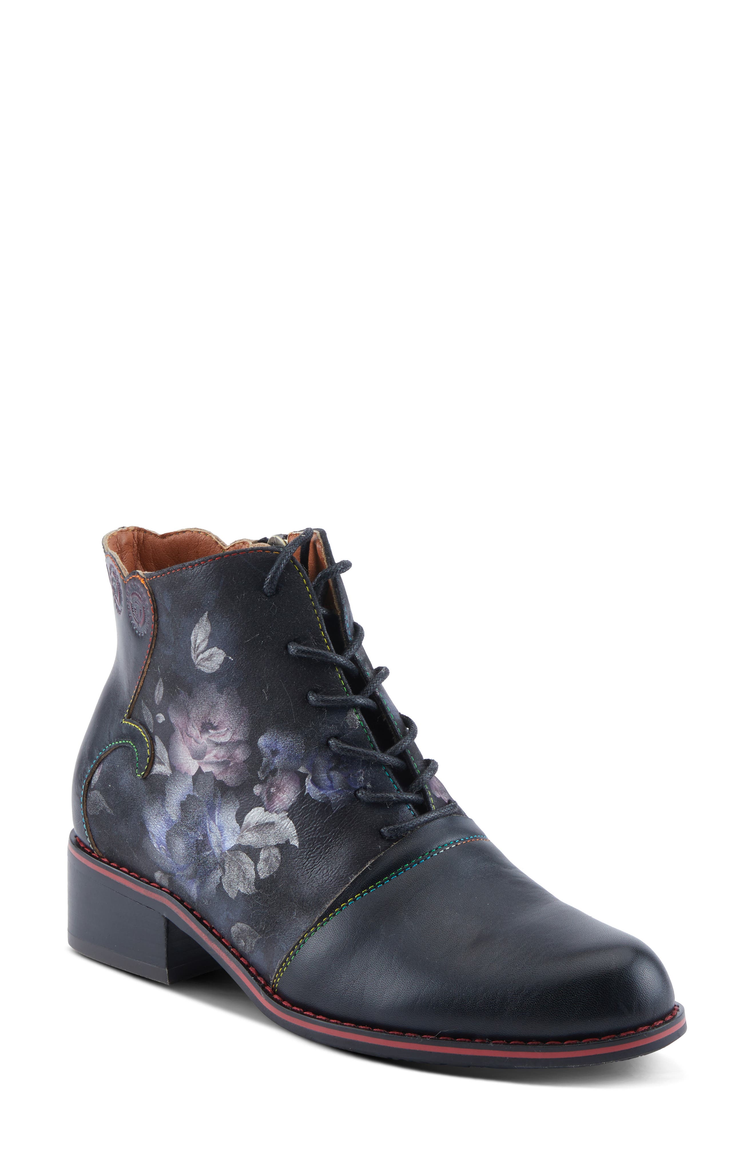 L'Artiste by Spring Step Xenia Cap Toe Bootie, Main, color, 