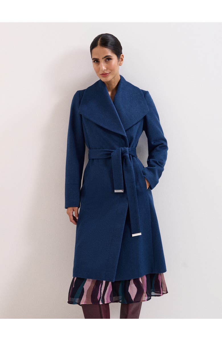 Phase Eight Nicci Belted Coat, Main, color, Blue