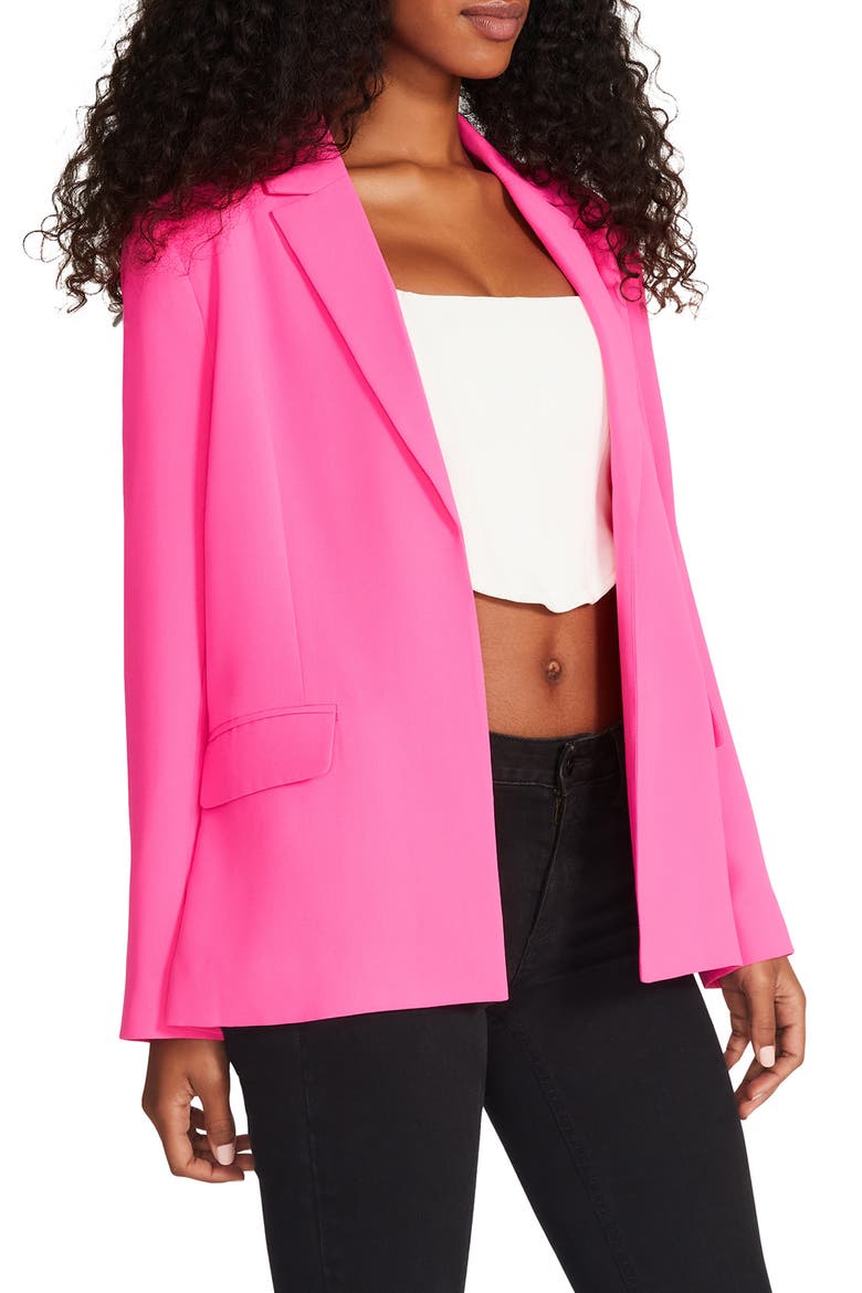 Payton Blazer, Alternate, color, HOT PINK