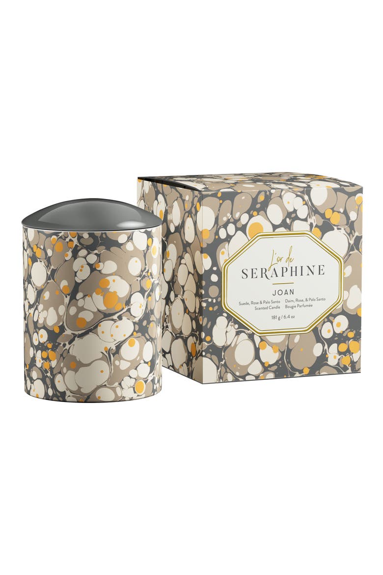 Joan Medium Ceramic Jar Candle, Main, color, GREY