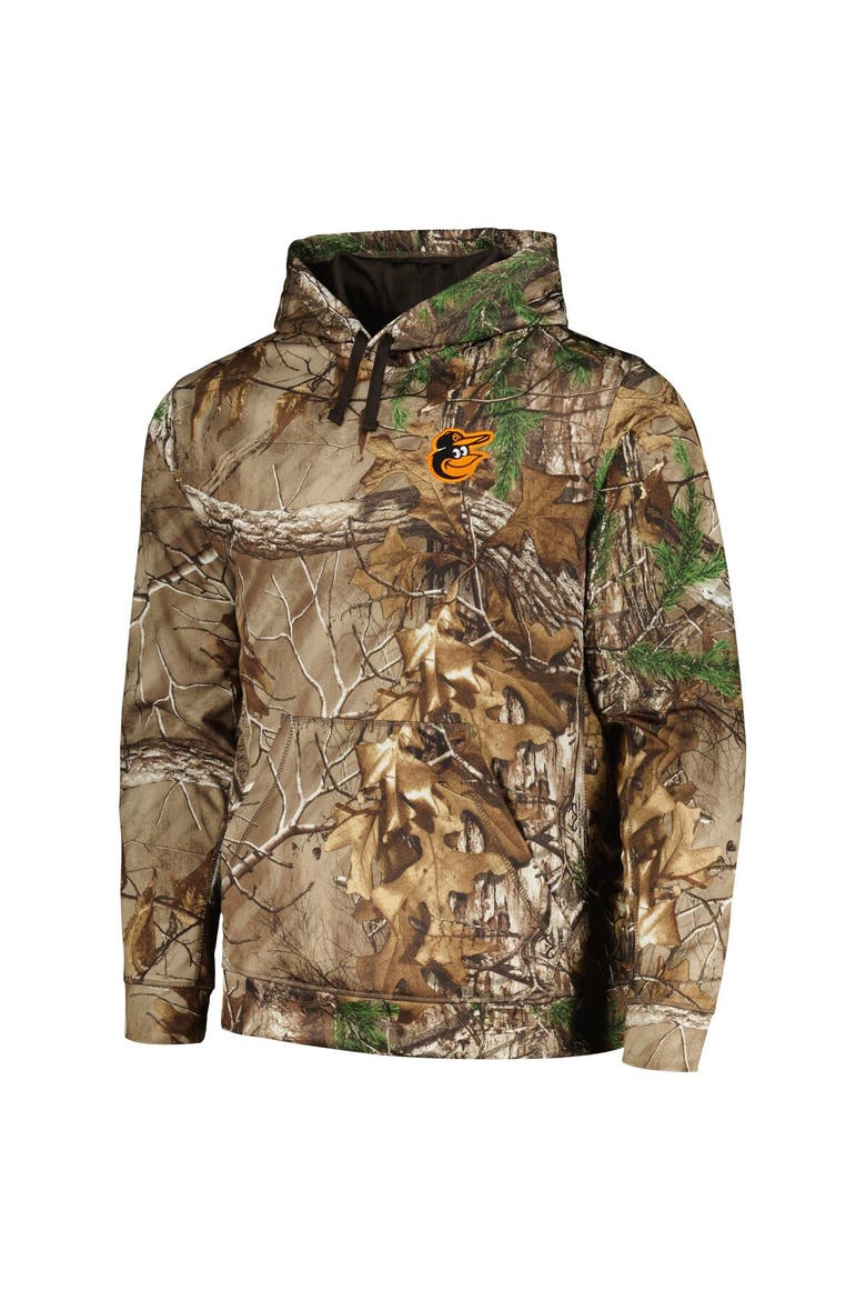 Men's Dunbrooke Camo Baltimore Orioles Champion Realtree Pullover Hoodie, Alternate, color, Camo