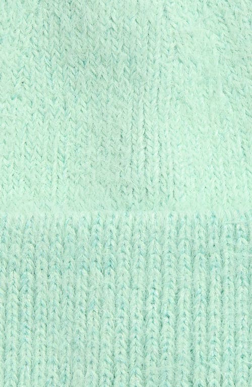 Tasha Cuffed Knit Beanie In Green