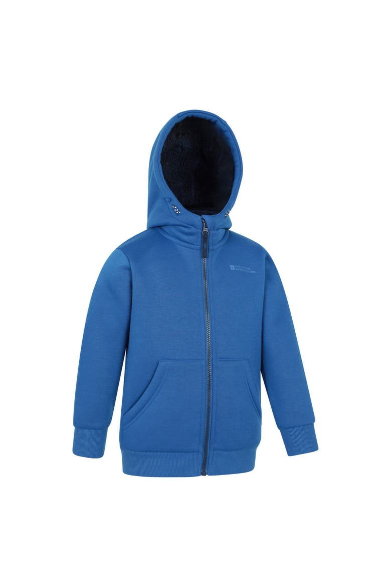 Childrens/Kids Nordic II Full Zip Hoodie, Alternate, color, Blue