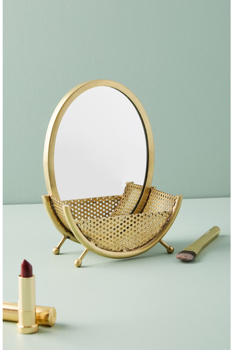 Anthropologie Aileen Jewelry Stand, Main, color, GOLD