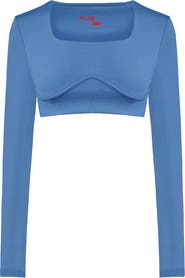 PCFG Free Heaven Long Sleeve Crop Top