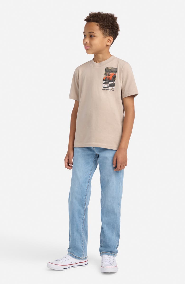 abercrombie kids Kids' Ride Boxy Graphic T-Shirt, Alternate, color, Simply Taupe