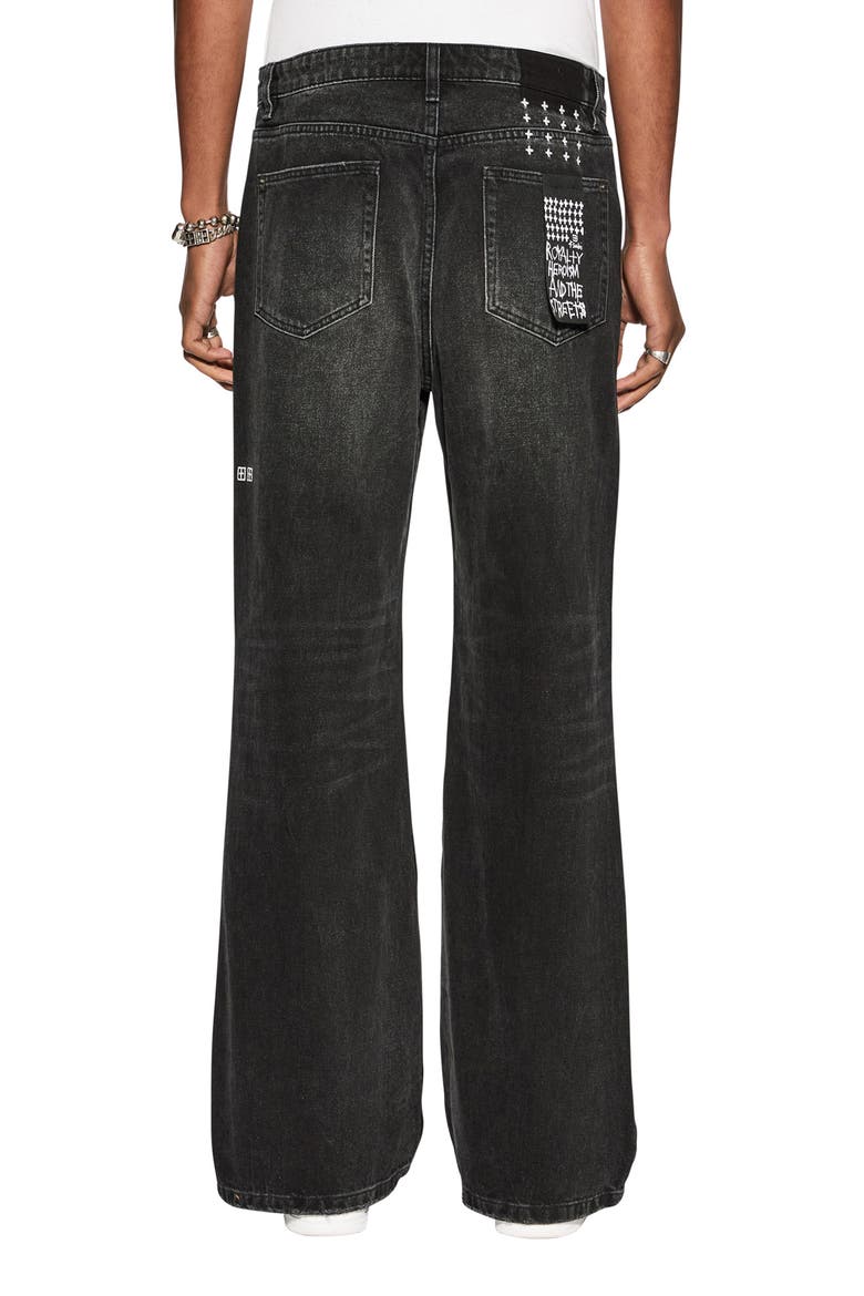 Bronko Emblem Bootcut Jeans, Alternate, color, DENIM