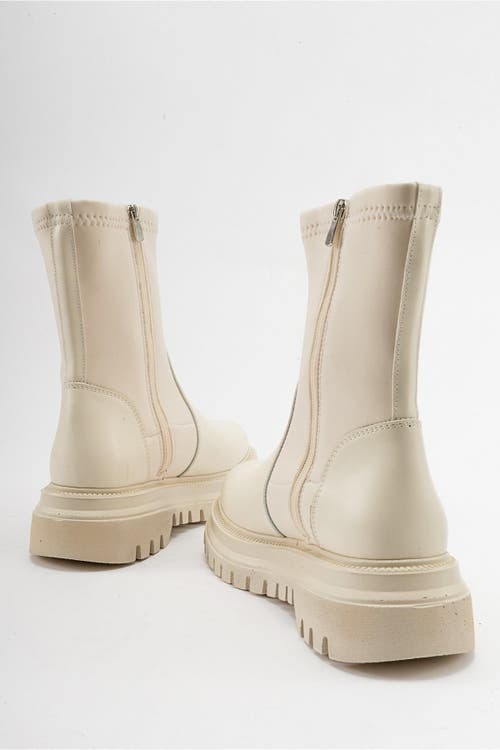 Prologue Shoes Alias Zip Boot In Neutral