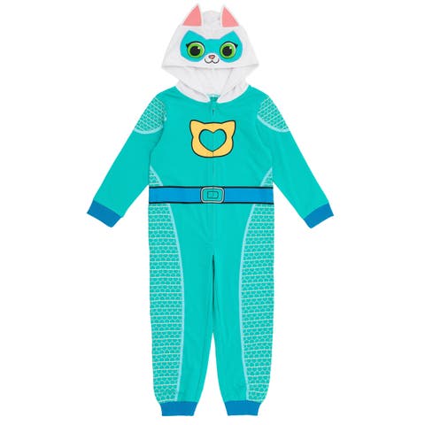 Super Kitties Cosplay Hooded One Piece