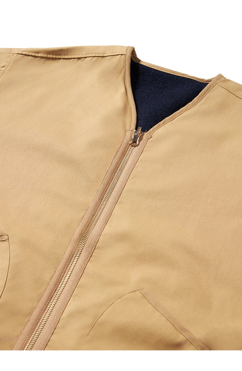 Fortela Reversible Wool and Cotton Jacket, Alternate, color, Sto